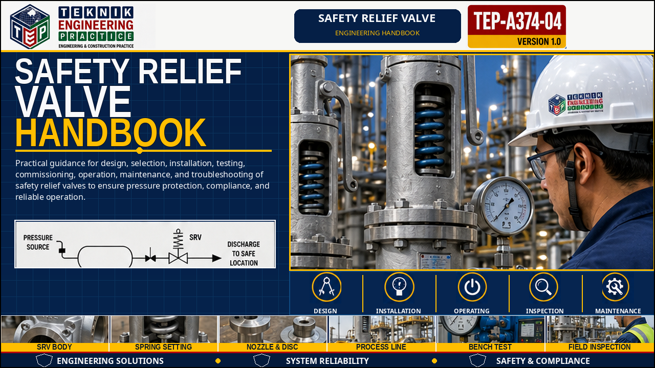 Thumbnail for TEP-A374-04 – Safety Relief Valve Handbook – Version 1.0