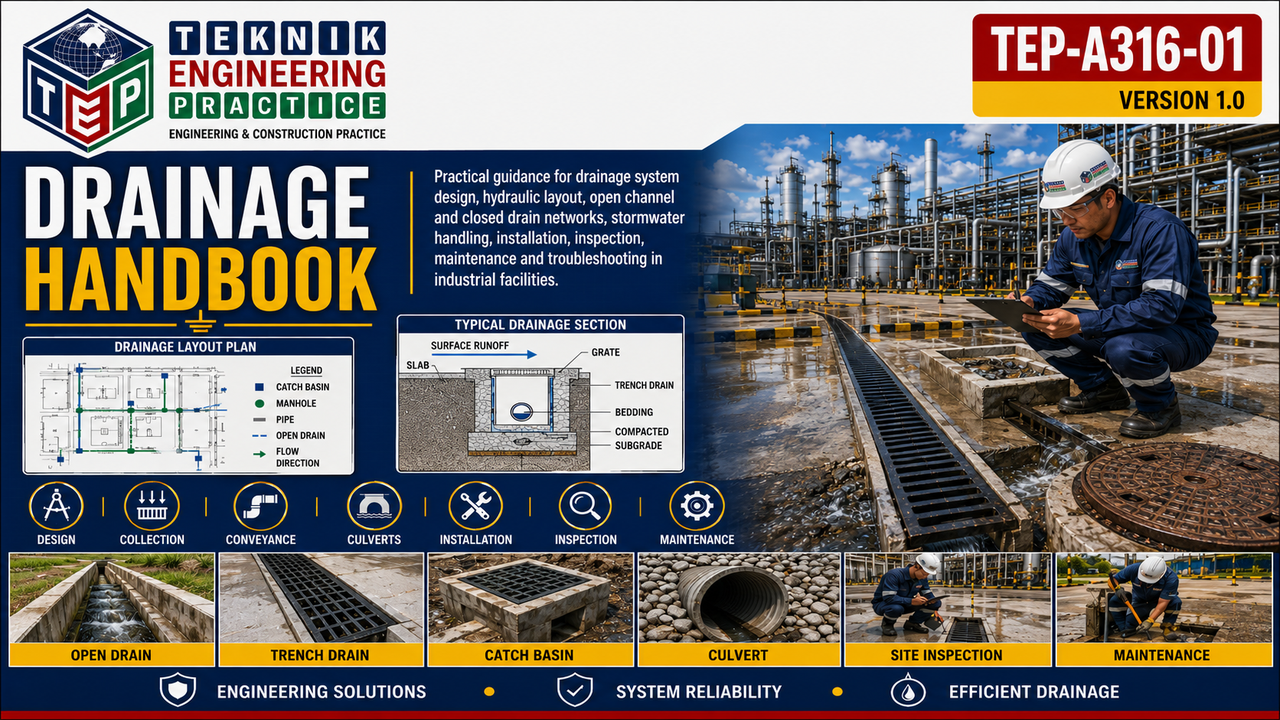 Thumbnail for TEP-A316-01 – Drainage System Handbook – Version 1.0