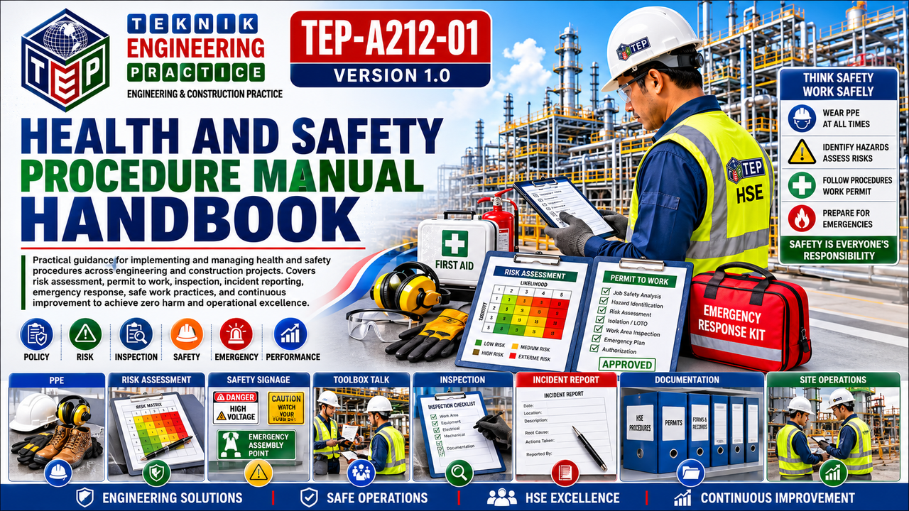 Thumbnail for TEP-A212-01 Health and Safety Procedure Manual Handbook Version 1.0