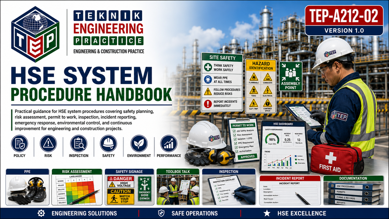 Thumbnail for TEP-A212-02 HSE System Procedure Handbook Version 1.0