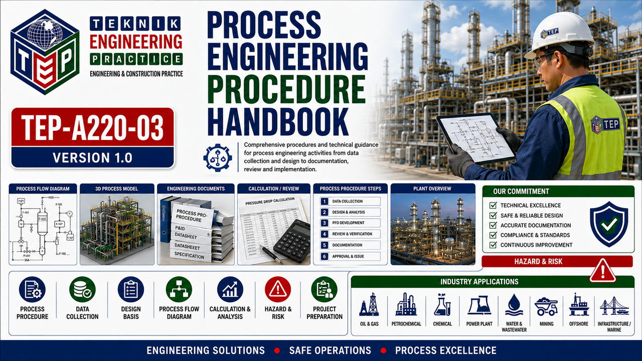 Thumbnail for TEP-A220-03 Process Engineering Procedure Handbook Version 1.0