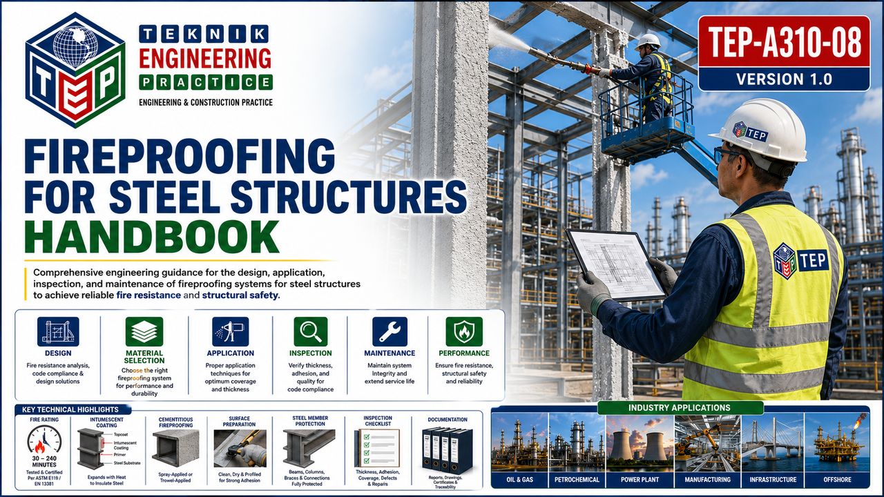 Thumbnail for TEP-A310-08 Fireproofing for Steel Structures Handbook Version 1.0