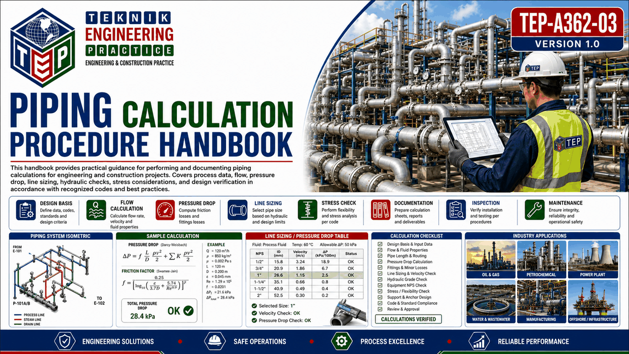 Thumbnail for TEP-A362-03 PIPING CALCULATION PROCEDURE HANDBOOK VERSION 1.0