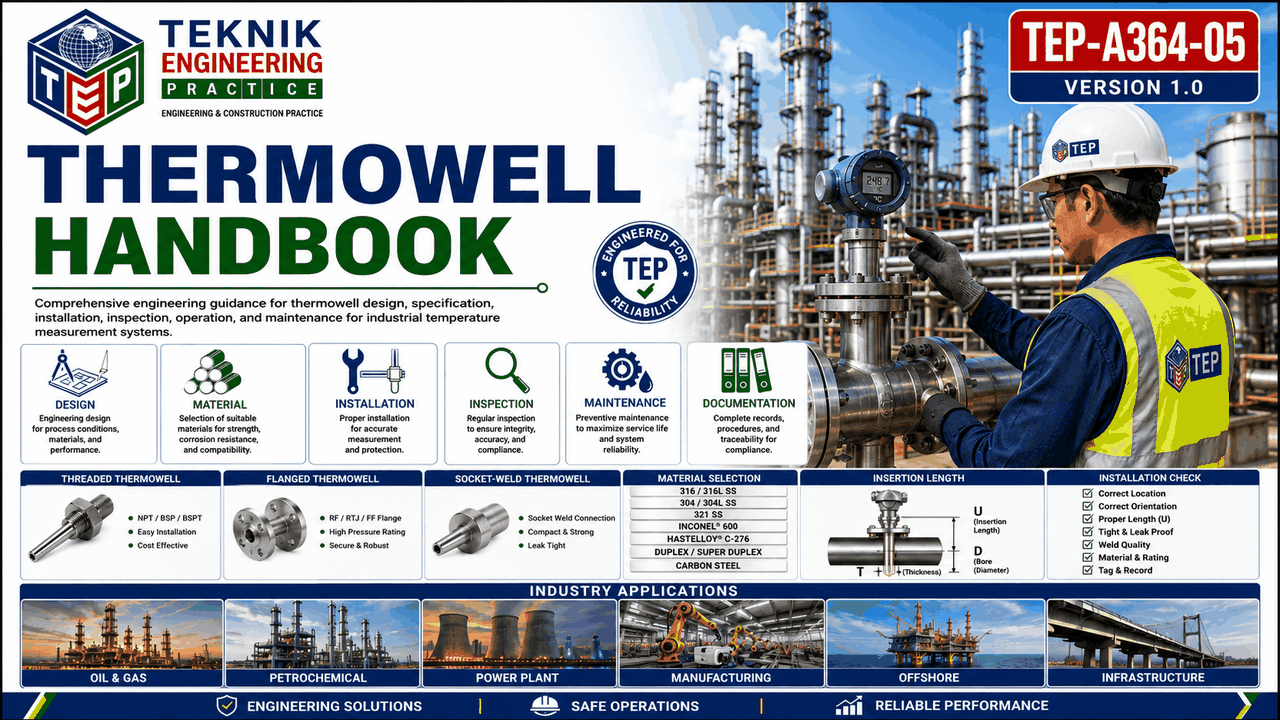 Thumbnail for TEP-A364-05 THERMOWELL HANDBOOK VERSION 1.0