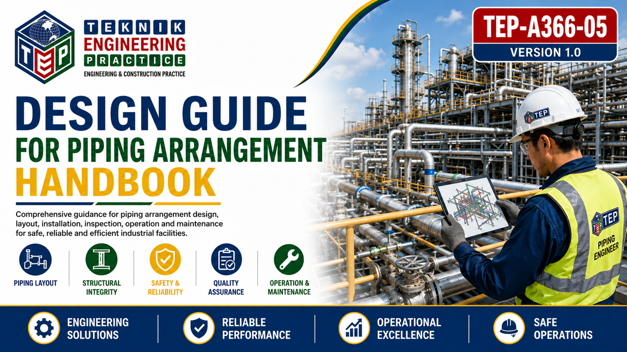 Thumbnail for TEP-A366-05 DESIGN GUIDE FOR PIPING ARRANGEMENT HANDBOOK VERSION 1.0