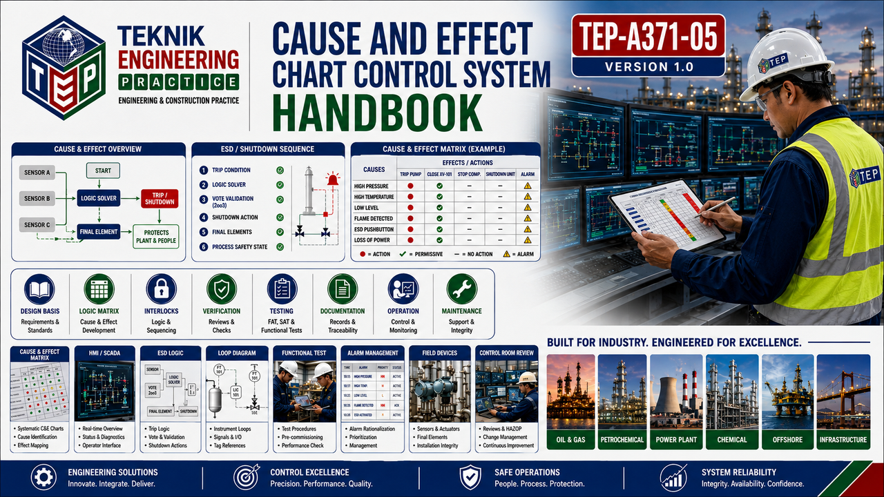 Thumbnail for TEP-A371-05 CAUSE AND EFFECT CHART CONTROL SYSTEM HANDBOOK VERSION 1.0