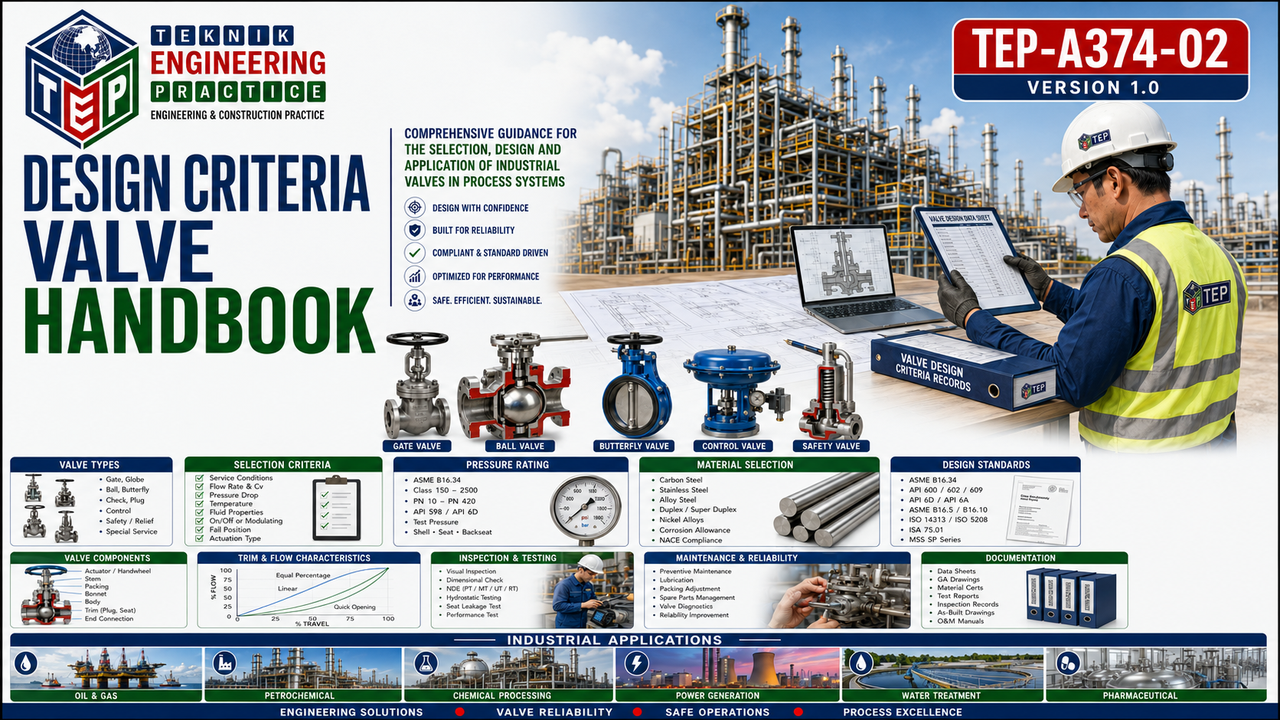 Thumbnail for TEP-A374-02 DESIGN CRITERIA VALVE HANDBOOK VERSION 1.0