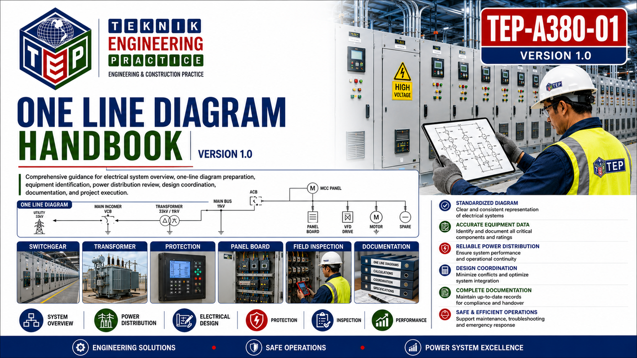Thumbnail for TEP-A380-01 ONE LINE DIAGRAM HANDBOOK VERSION 1.0