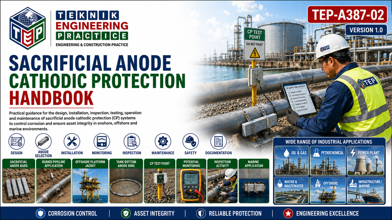 Thumbnail for TEP-A387-02 SACRIFICIAL ANODE CATHODIC PROTECTION HANDBOOK VERSION 1.0