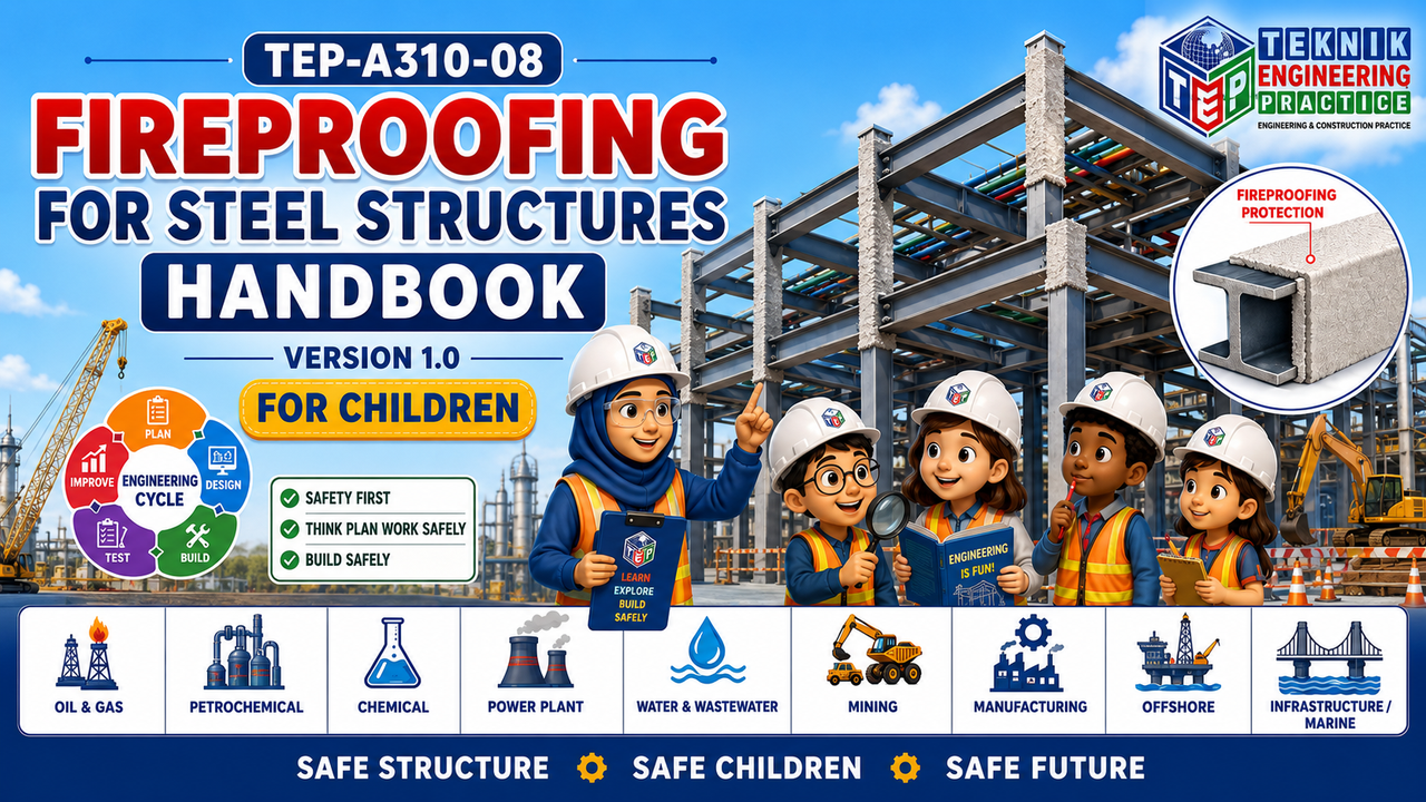 Thumbnail for TEP-A310-08 FIREPROOFING FOR STEEL STRUCTURES HANDBOOK FOR CHILDREN VERSION 1.0