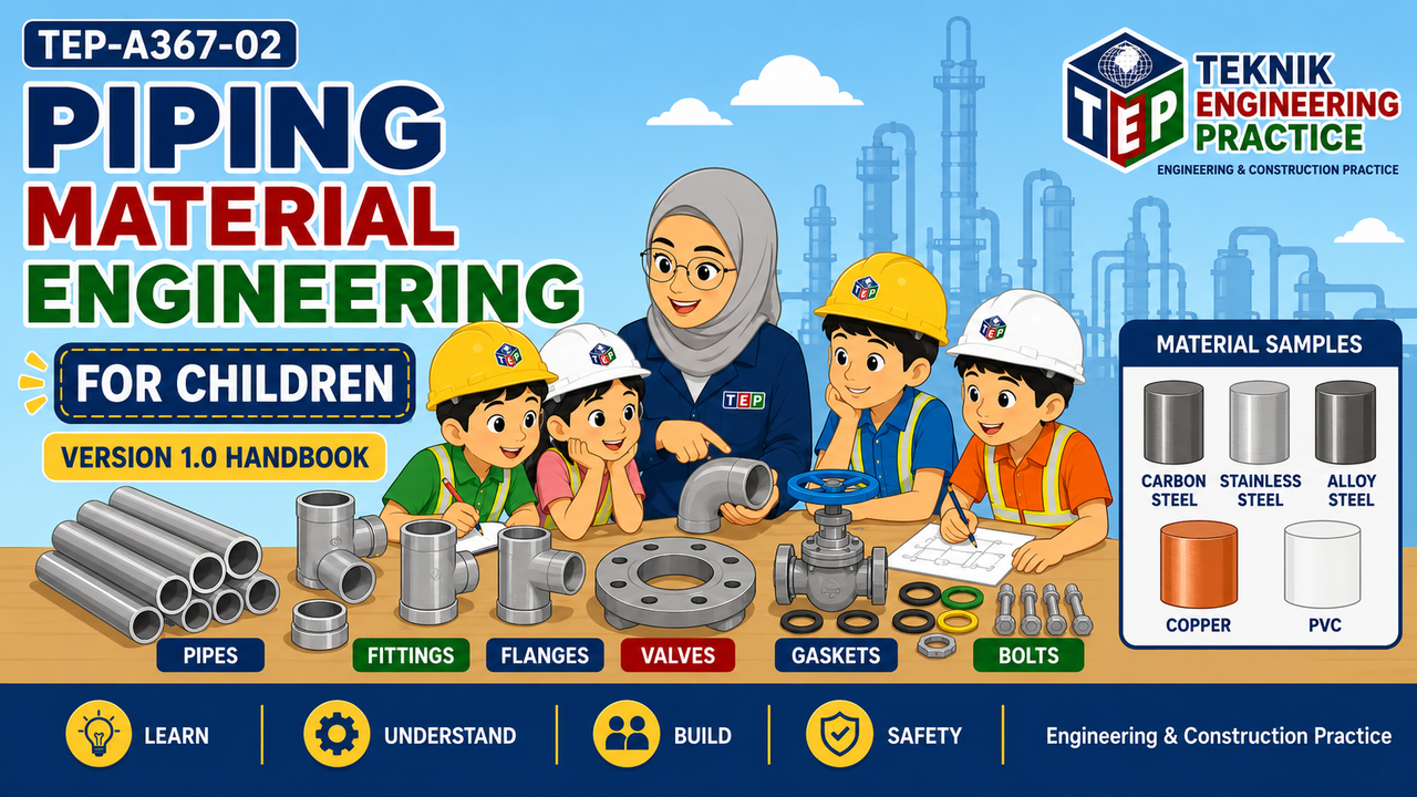 Thumbnail for TEP-A367-02 PIPING MATERIAL ENGINEERING HANDBOOK VERSION 1.0 FOR CHILDREN