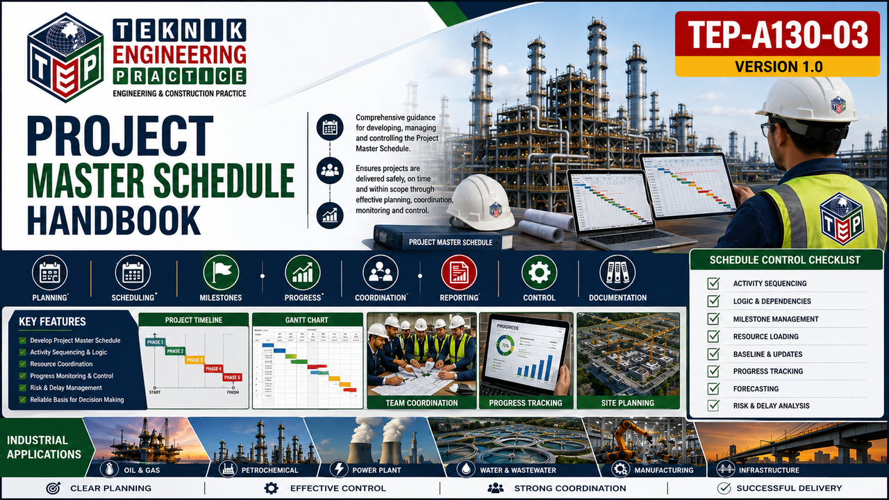 Thumbnail for TEP-A130-03 PROJECT MASTER SCHEDULE HANDBOOK VERSION 1,0