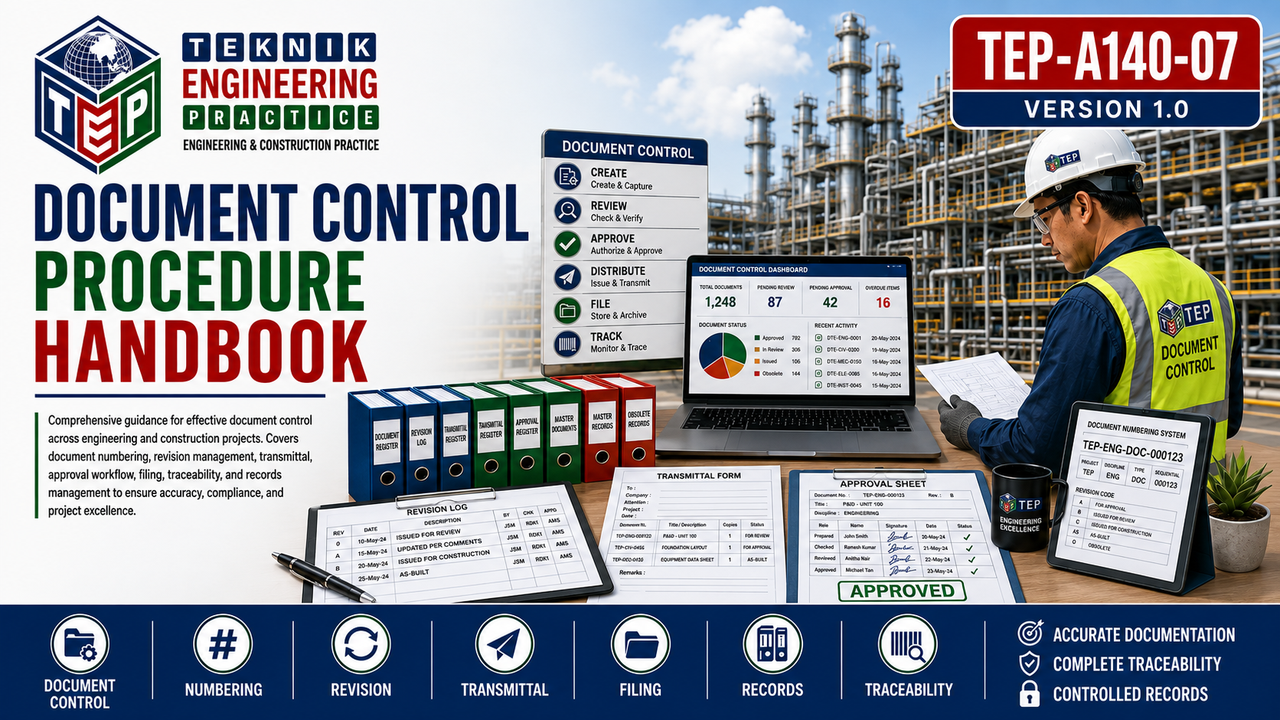 Thumbnail for TEP-A140-07 DOCUMENT CONTROL PROCEDURE HANDBOOK VERSION 1.0