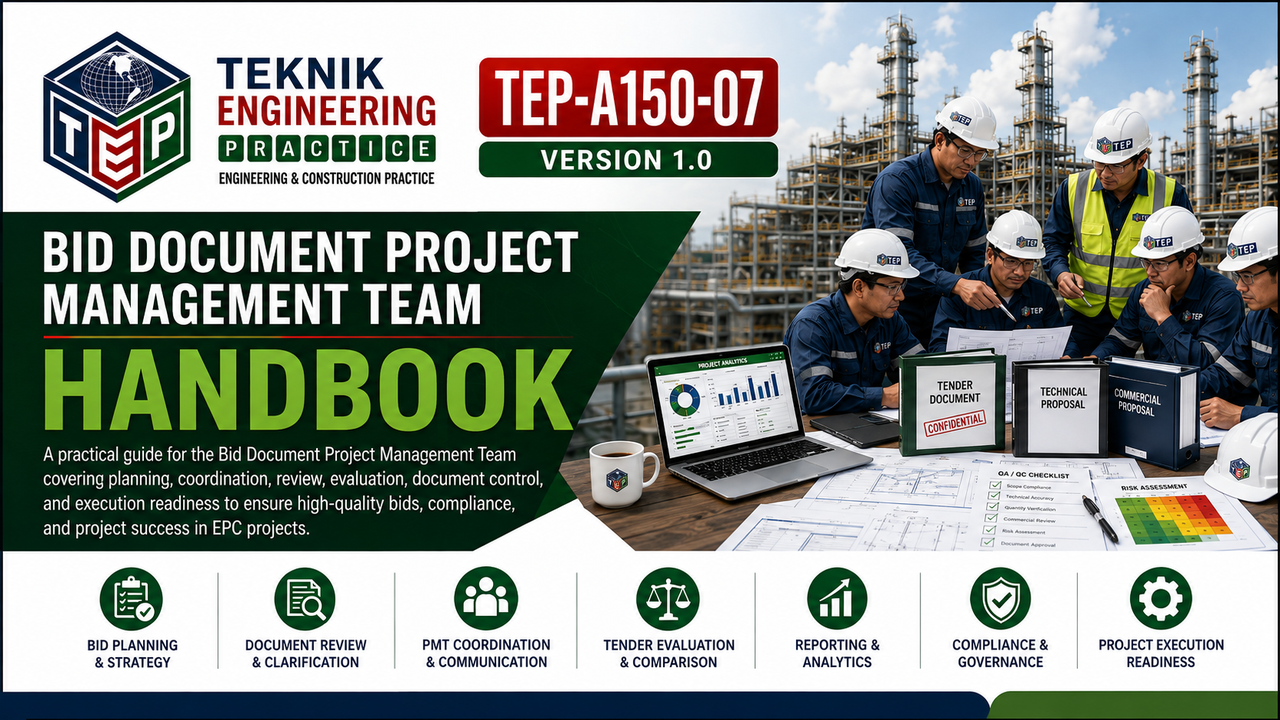 Thumbnail for TEP-A150-07 BID DOCUMENT PROJECT MANAGEMENT TEAM HANDBOOK VERSION 1.0