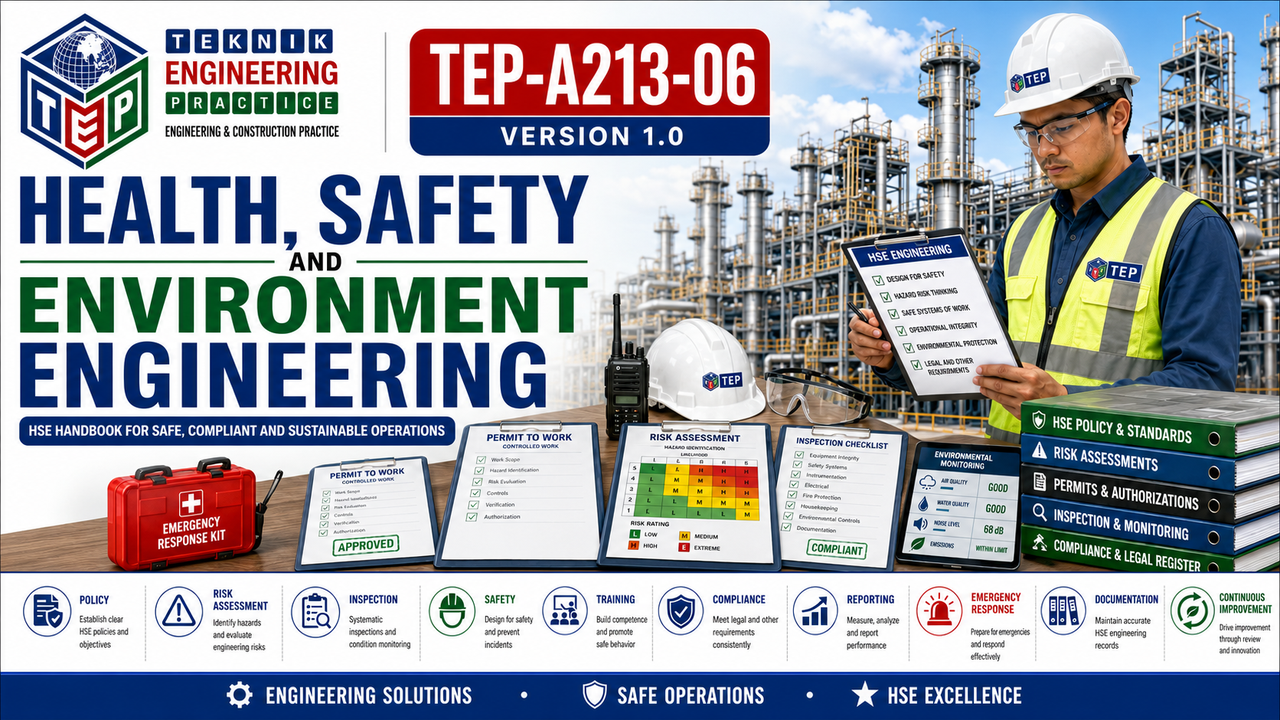 Thumbnail for TEP-A213-06 HSE ENGINEERING HANDBOOK VERSION 1.0