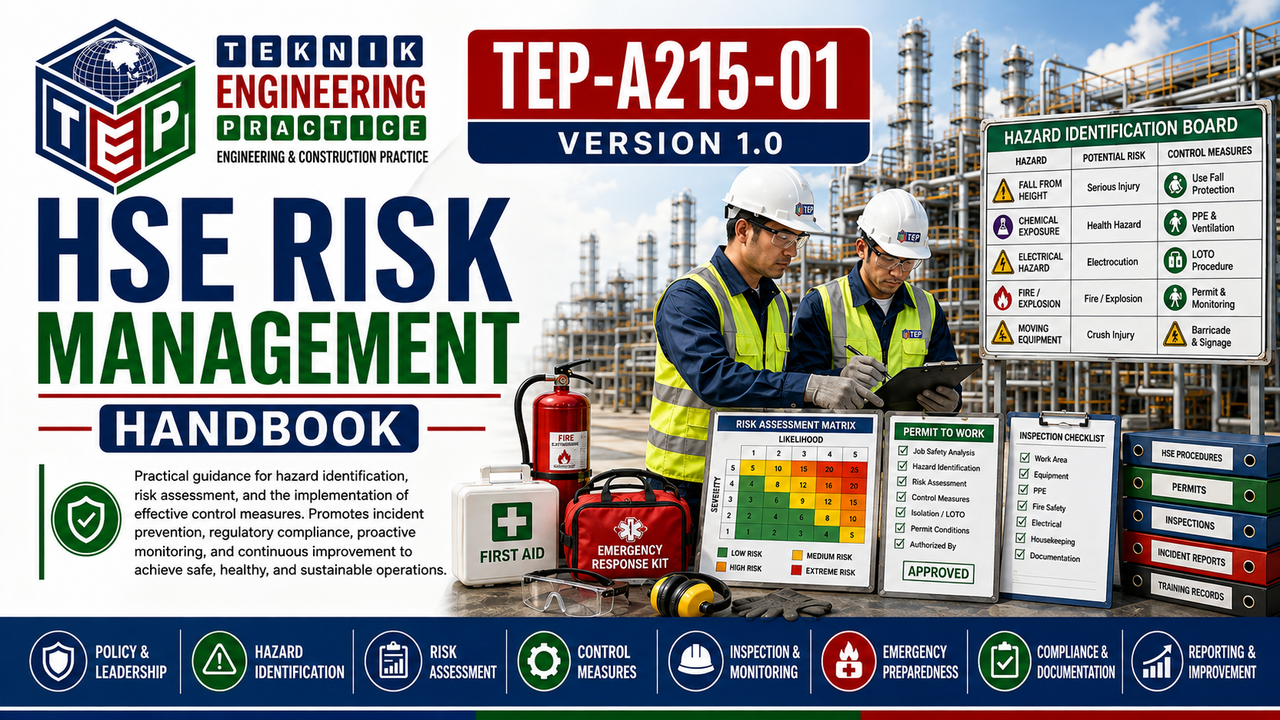 Thumbnail for TEP-A215-01 HSE RISK MANAGEMENT HANDBOOK VERSION 1.0