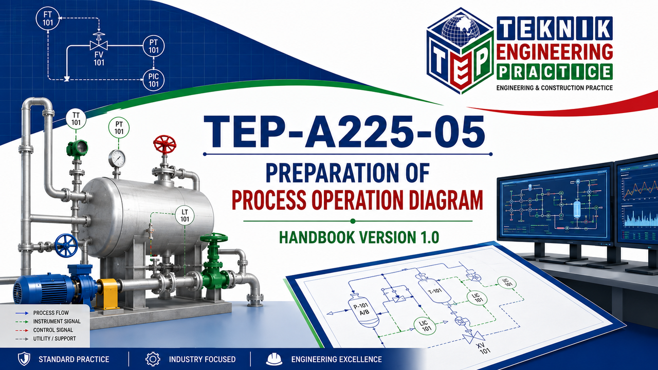 Thumbnail for TEP-A225-05 PREPARATION OF PROCESS OPERATION DIAGRAM HANDBOOK VERSION 1.0
