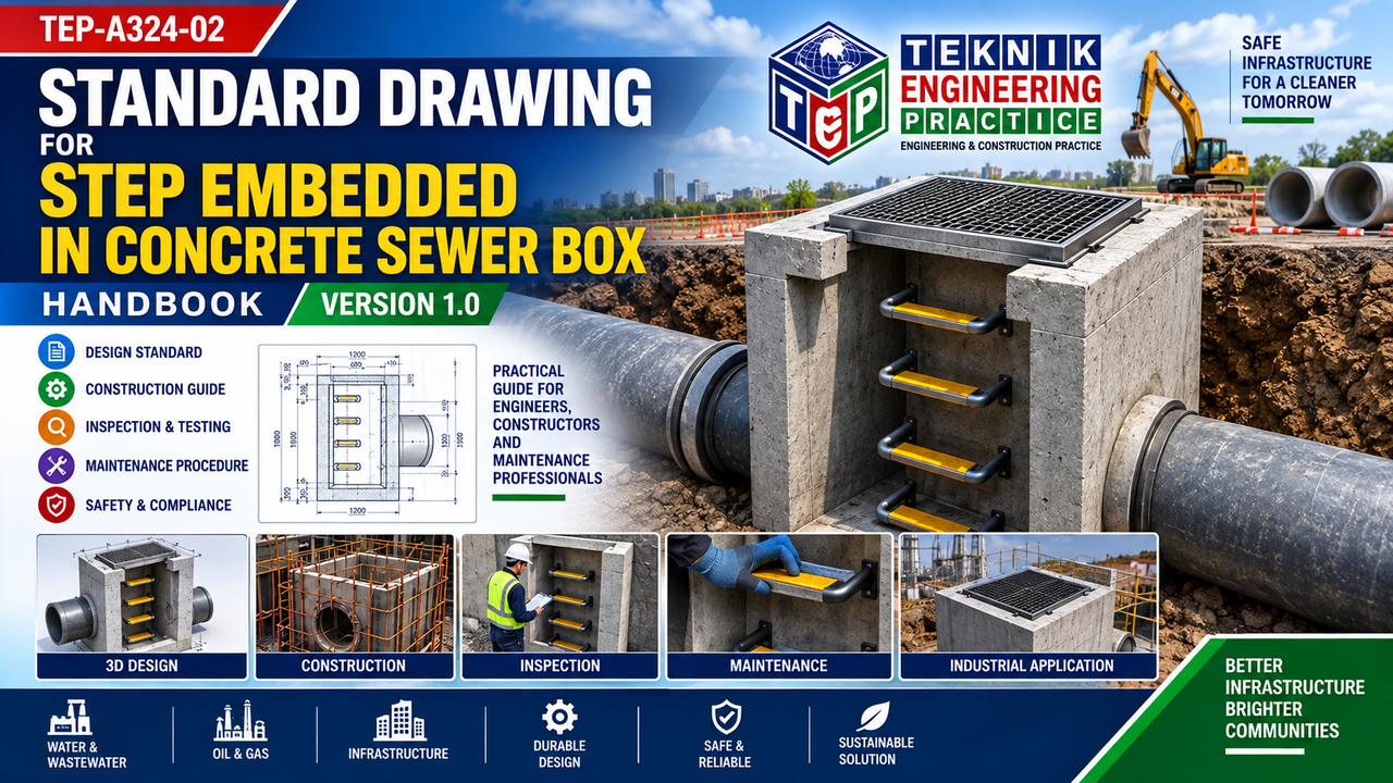 Thumbnail for STANDARD DRAWING FOR STEP EMBEDDED IN CONCRETE SEWER BOX