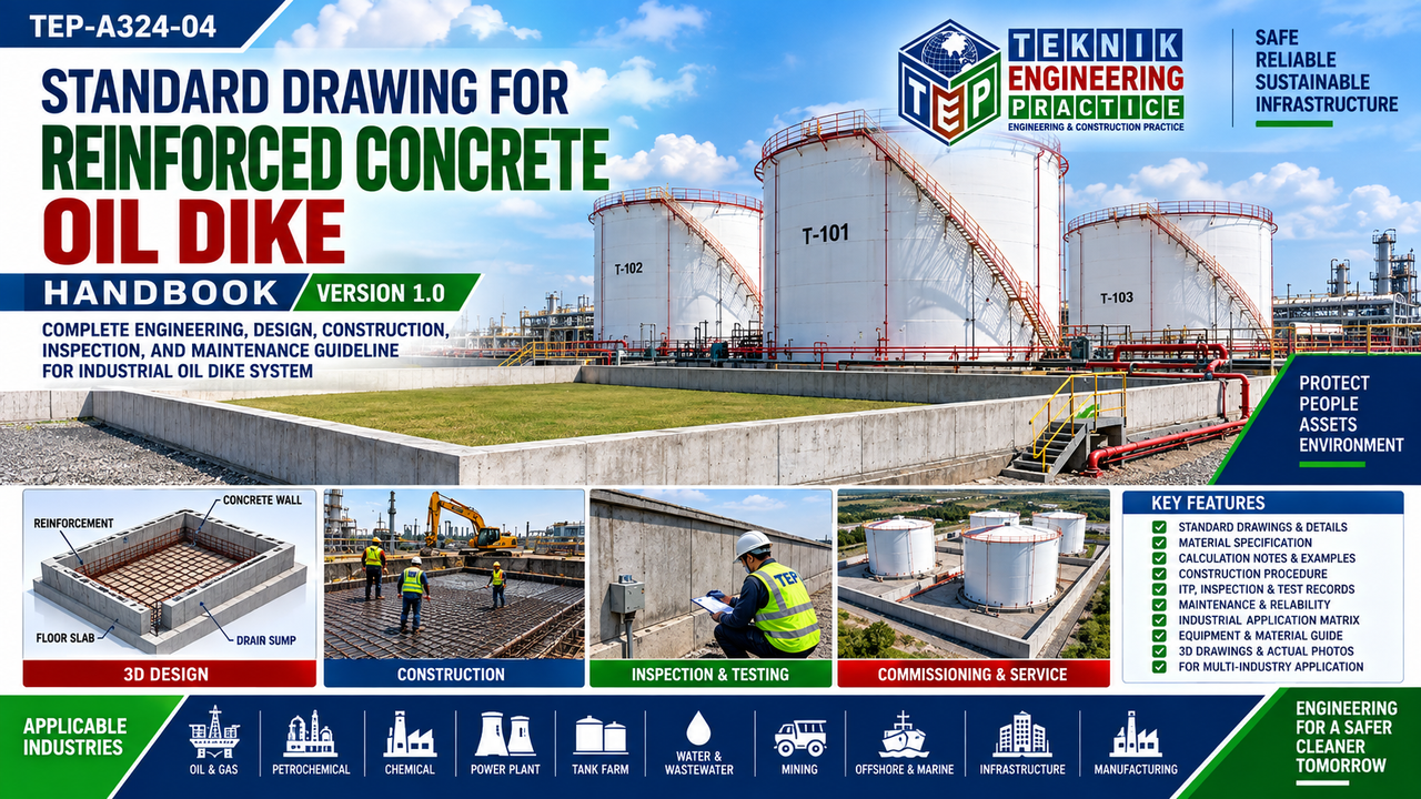 Thumbnail for STANDARD DRAWING FOR REINFORCED CONCRETE OIL DIKE