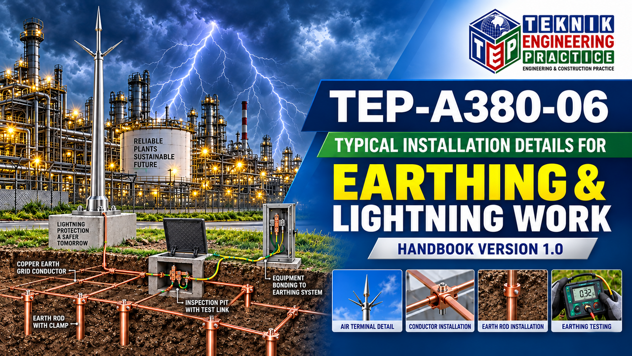 Thumbnail for TYPICAL INSTALLATION DETAILS FOR EARTHING AND LIGHTNING WORK