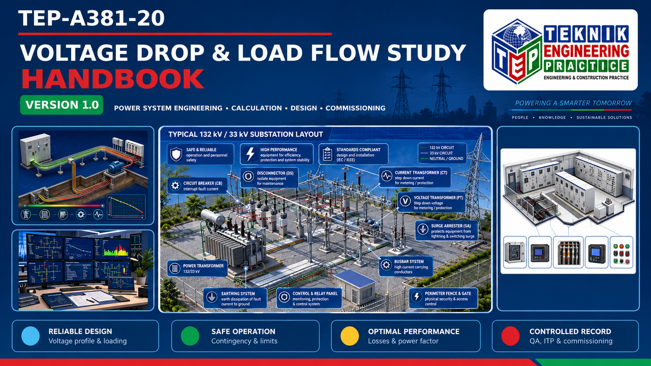 Thumbnail for VOLTAGE DROP & LOAD FLOW STUDY